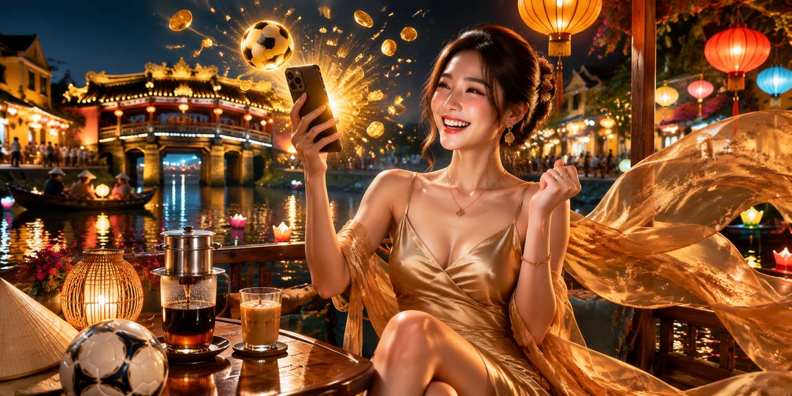 Người dùng Việt Nam thưởng thức cá cược bóng đá tại Hội An